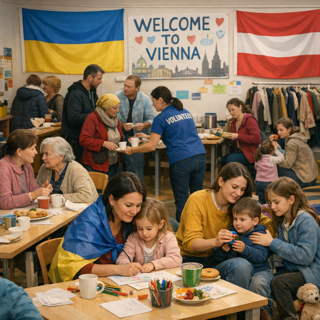 Vienna’s Ukrainian Aid Centers Face Closure Amid Funding Cuts